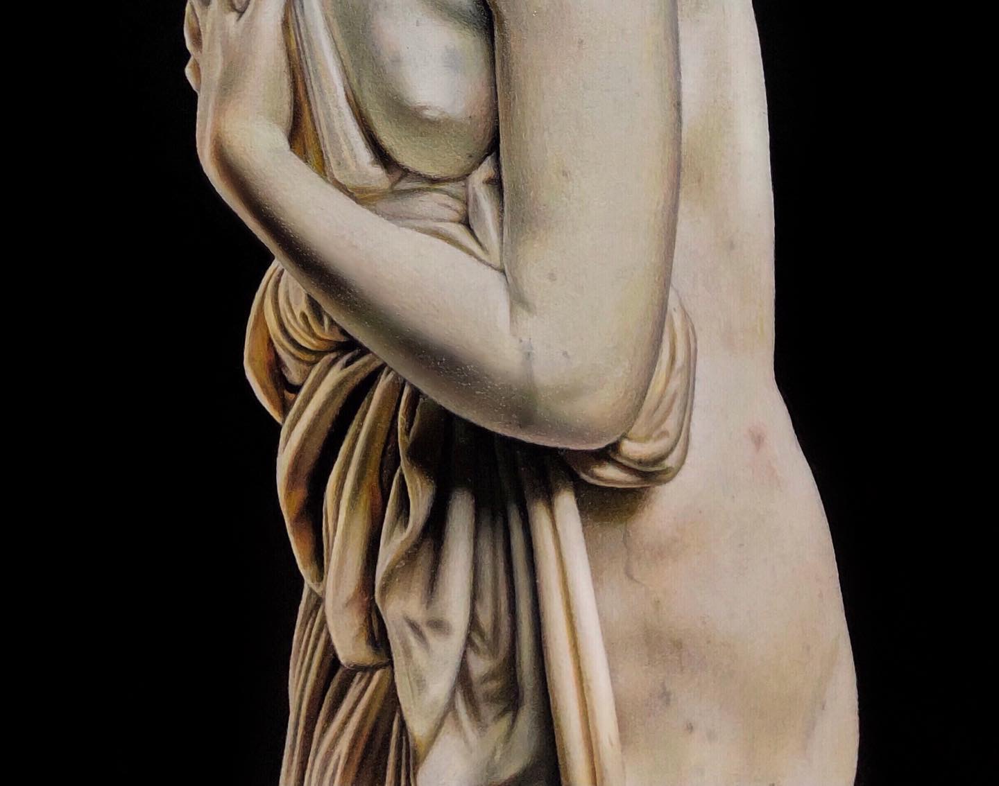 Detalle de La venus “Itálica” de Xavier Cáceres